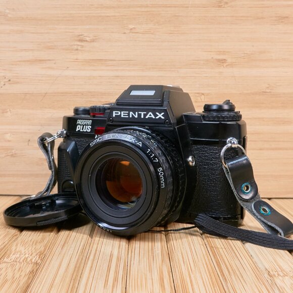 Pentax Program Plus 35mm SLR Film Camera, with SMS Pentax 1:1.7 50mm Lens - Picture 2 of 7